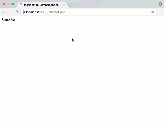 Charset http header anination